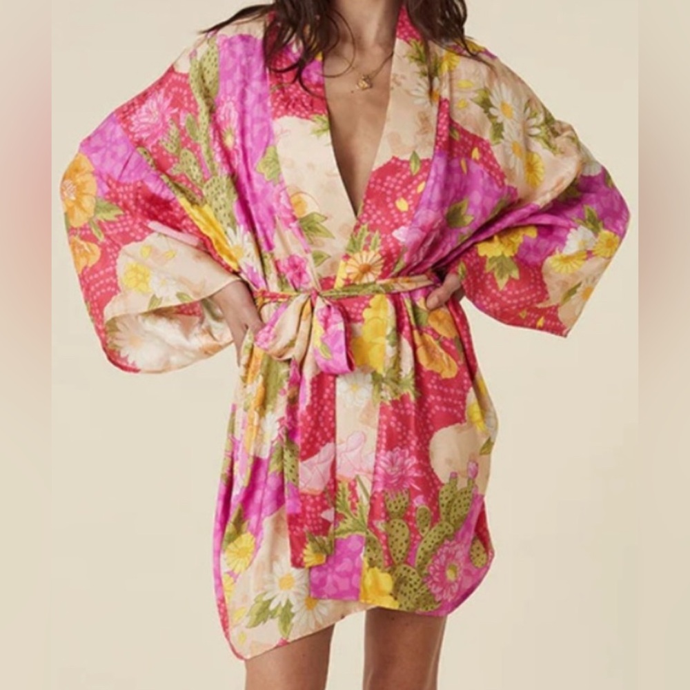 Joshua tree short kimono